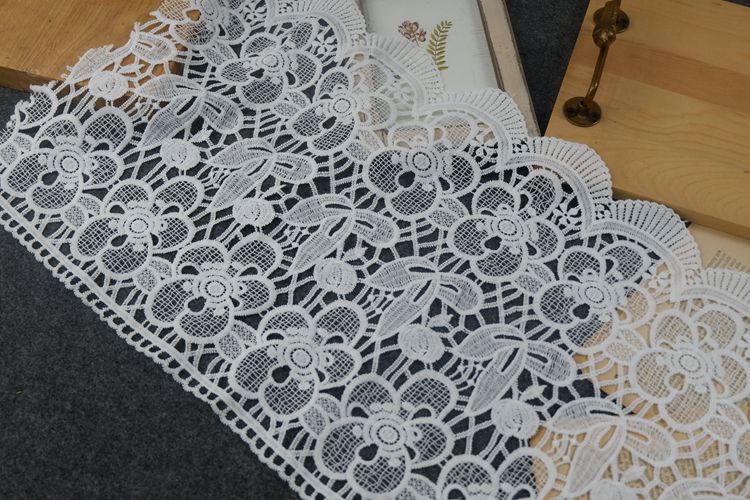 3D Guipure Trims Width 32 cm LT0122-Lace Fabric Shop