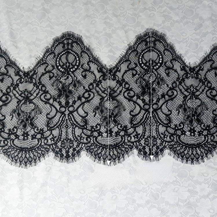 Irregular Lace Trimming Width 21-34 cm LT0238-Lace Fabric Shop