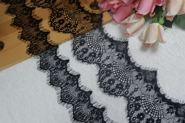 Hollow Chantilly Lace Trims Width 6-10 cm LT0288-Lace Fabric Shop