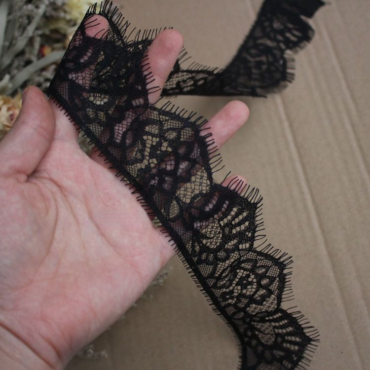 Letters Chantilly Lace Trim Width 3-8 cm LT0322-Lace Fabric Shop