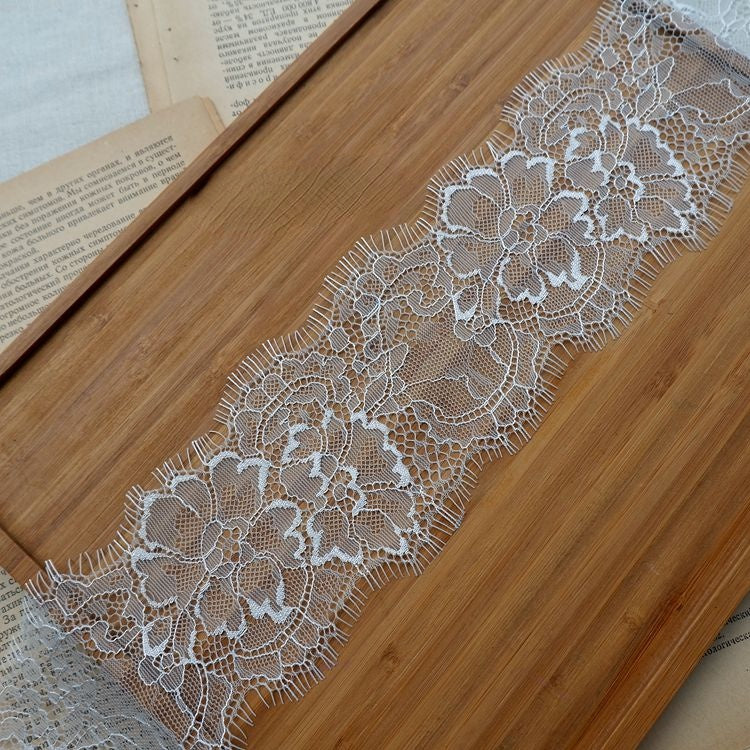 Eyelash Lace Trim Fabric Width 9 cm LT0206-Lace Fabric Shop