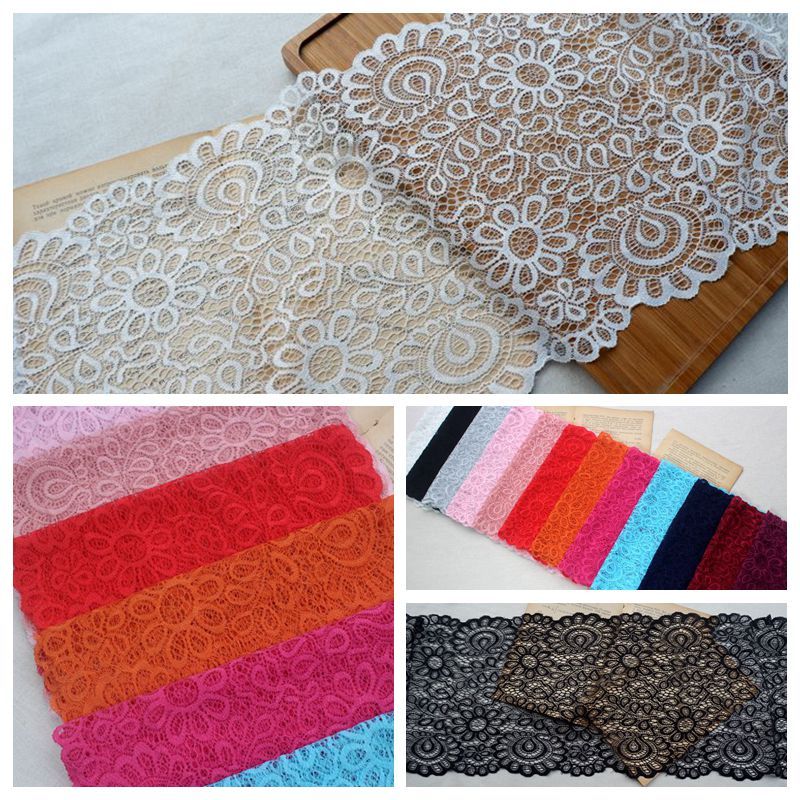 Colored lace trim sales