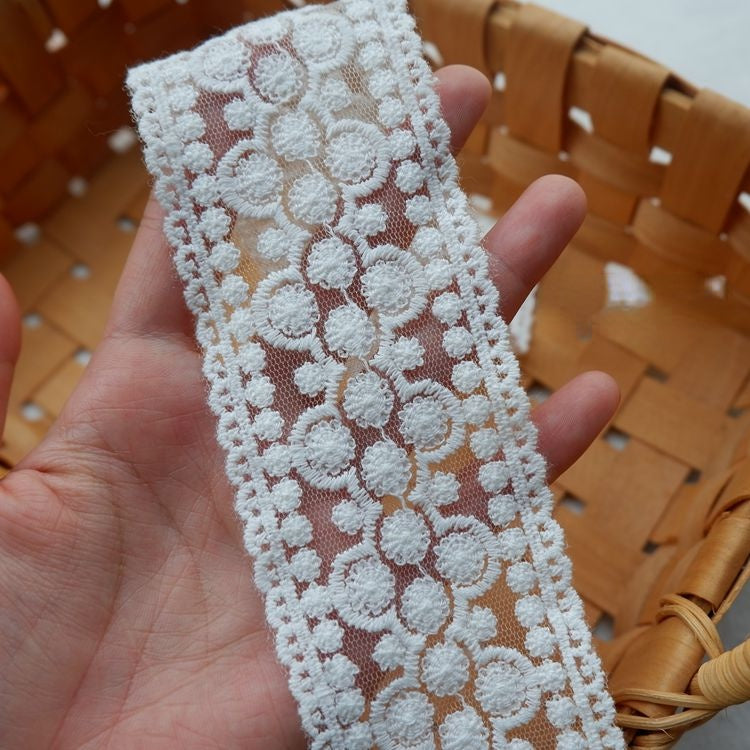 Embroidery Lace Tulle Trim Width 3-5 cm TF0073
