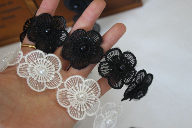 Wedding Embroidery Beaded Lace Trims BT0114-Lace Fabric Shop