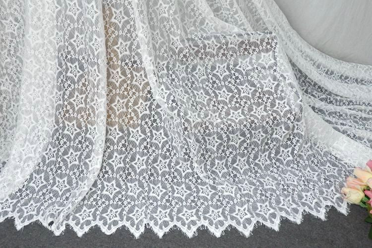 Voile Shining Guipure Lace Width 150 cm GL0049