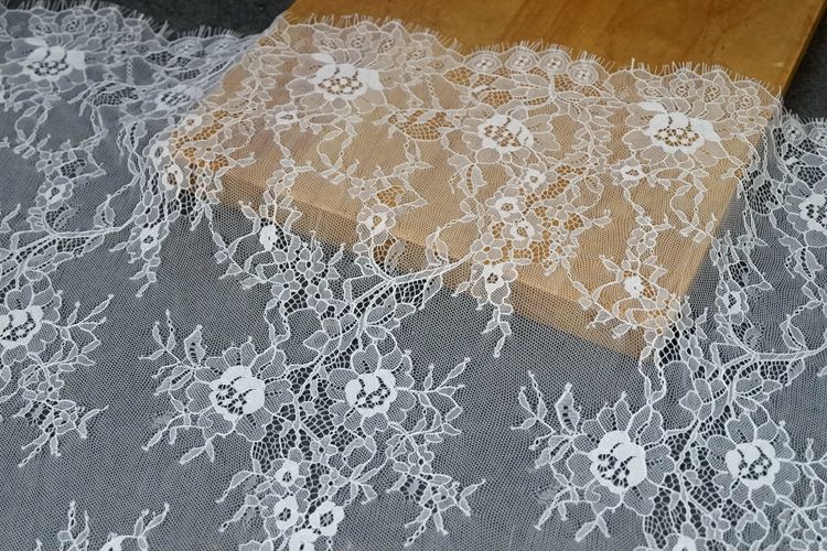 Chantilly Lace Clothing Fabric Width 150 cm CHL0103-Lace Fabric Shop