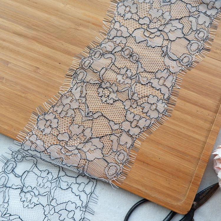 Lace Trim Width 11-25 cm LT0074-Lace Fabric Shop