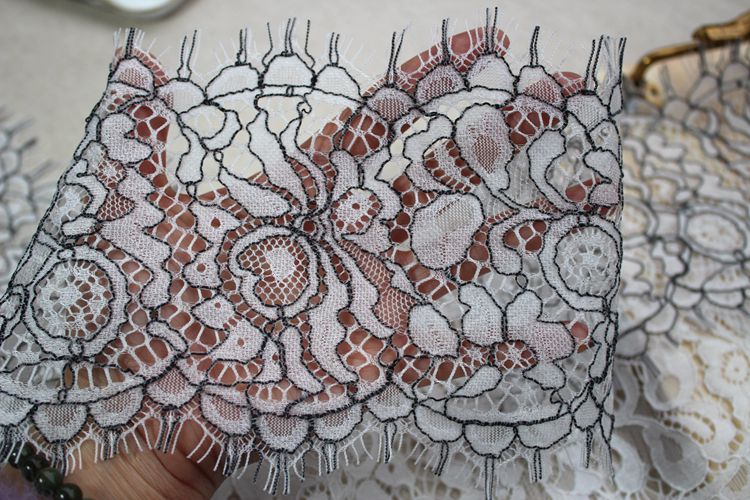 Guipure Lace Trimming Width 14 cm CL0056-Lace Fabric Shop