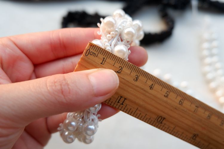 Beads Lace Trim Wedding Decoration BT0061-Lace Fabric Shop