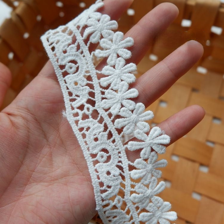 Floral Guipure Lace Trim Width 2-5 cm LT0025-Lace Fabric Shop