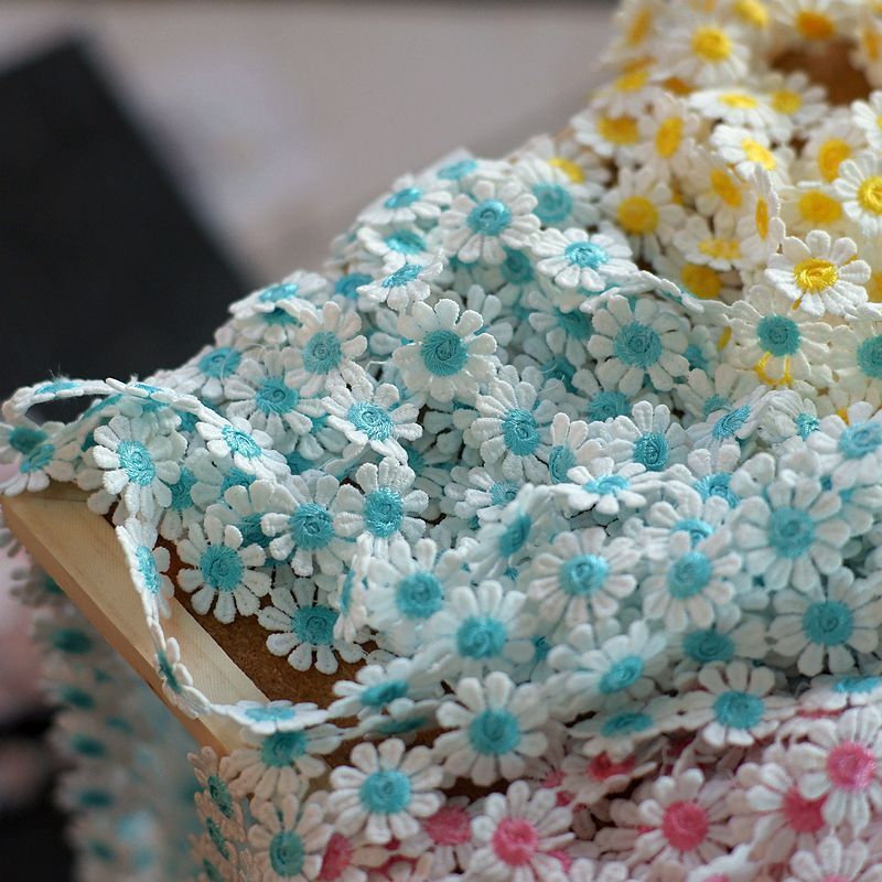 Color Floral Lace Trim Width 2.5 cm CL0028-Lace Fabric Shop