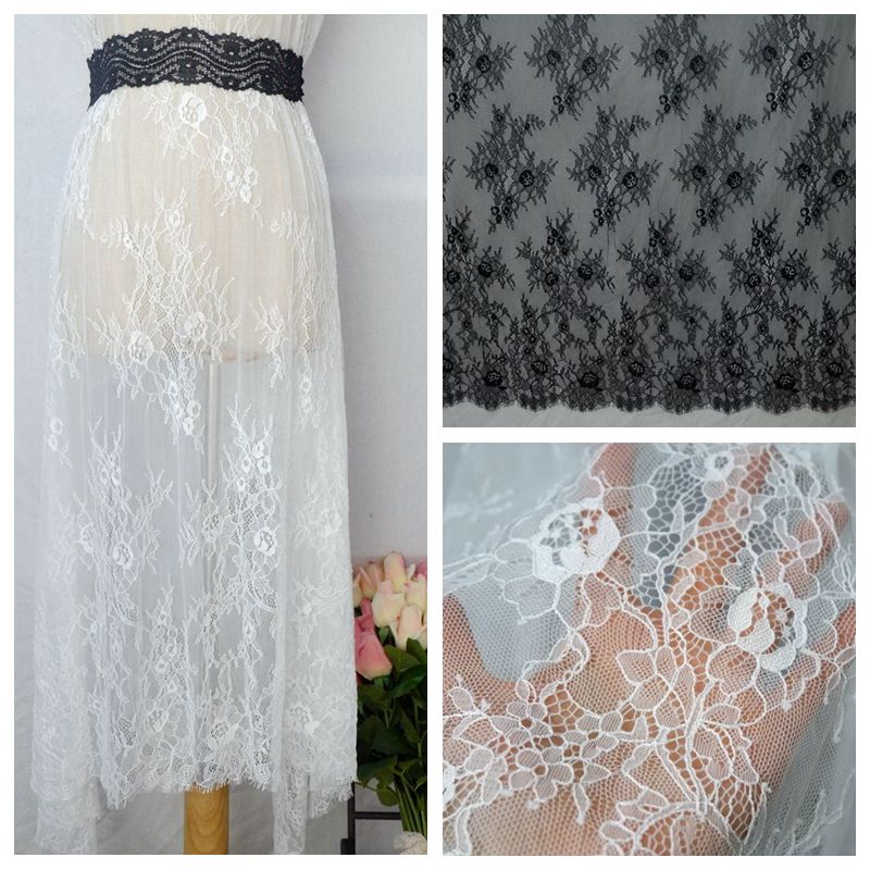 Chantilly Lace Clothing Fabric Width 150 cm CHL0103-Lace Fabric Shop