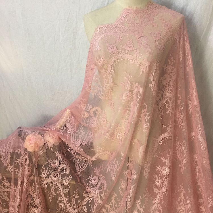 Chantilly Color Lace Width 150 cm CL0024-Lace Fabric Shop
