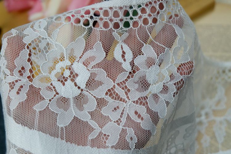 French Chantilly Lace Trim Width 20 cm LT0279-Lace Fabric Shop