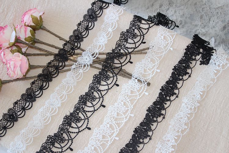 Butterfly Rose Love Lace Trim Width 2-5 cm LT0362-Lace Fabric Shop