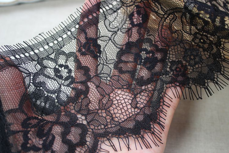 Chantilly Lace Trim Farbic Width 11 cm LT0188-Lace Fabric Shop