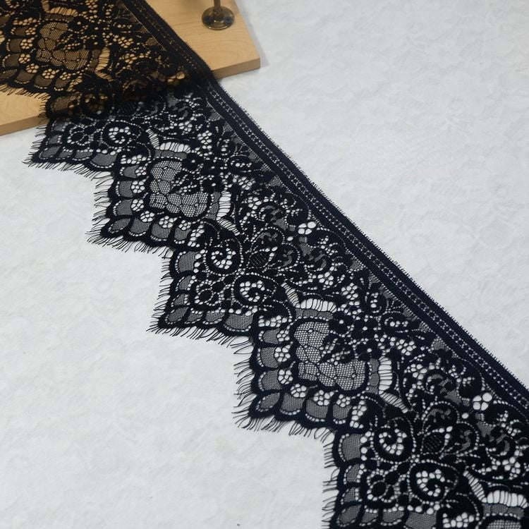 French Lace Trim Width 13-27 cm LT0071-Lace Fabric Shop