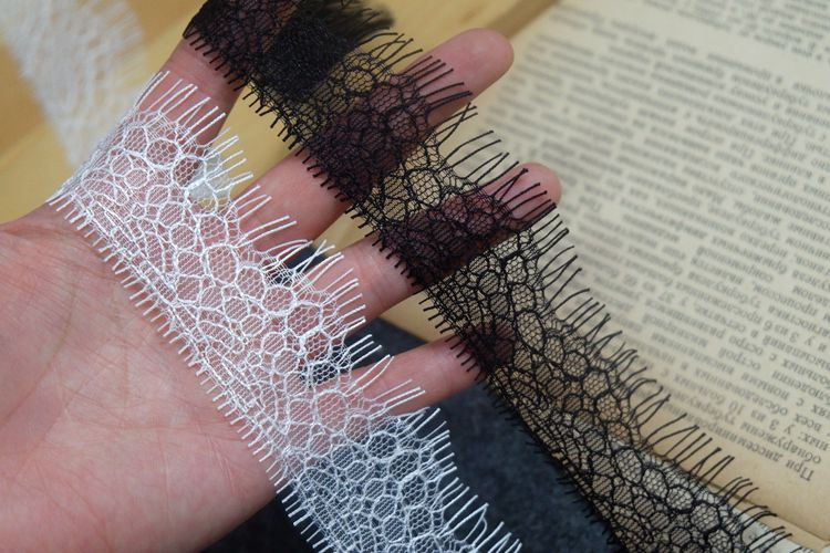 Lace Trim Neckline Fabric Width 4-7 cm LT0272-Lace Fabric Shop