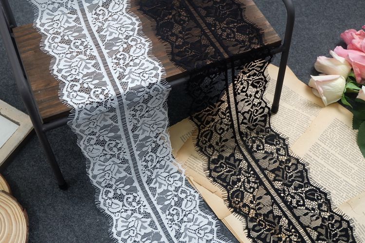 Chantilly Lace Trim Width 7-14 cm LT0095-Lace Fabric Shop