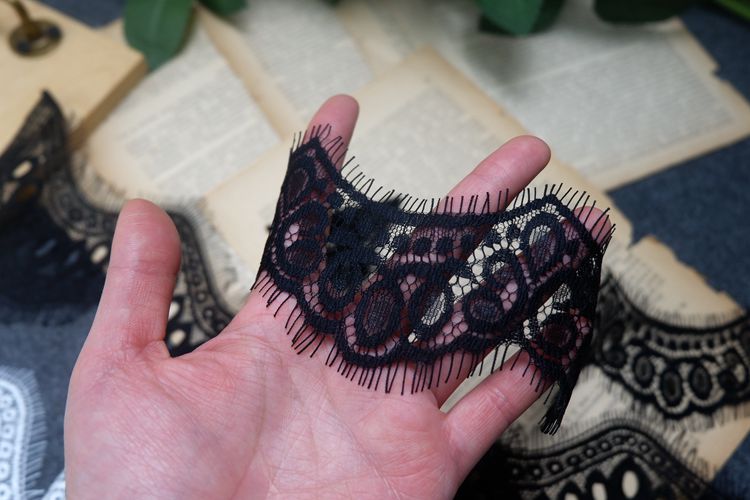 Eyelash Lace Trim Width 5-8 cm LT0066-Lace Fabric Shop