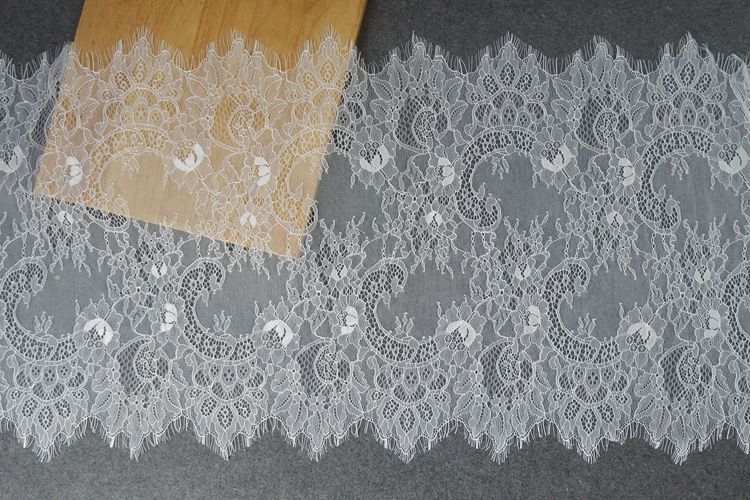 Chantilly Lace Trim Width 45 cm LT0053-Lace Fabric Shop