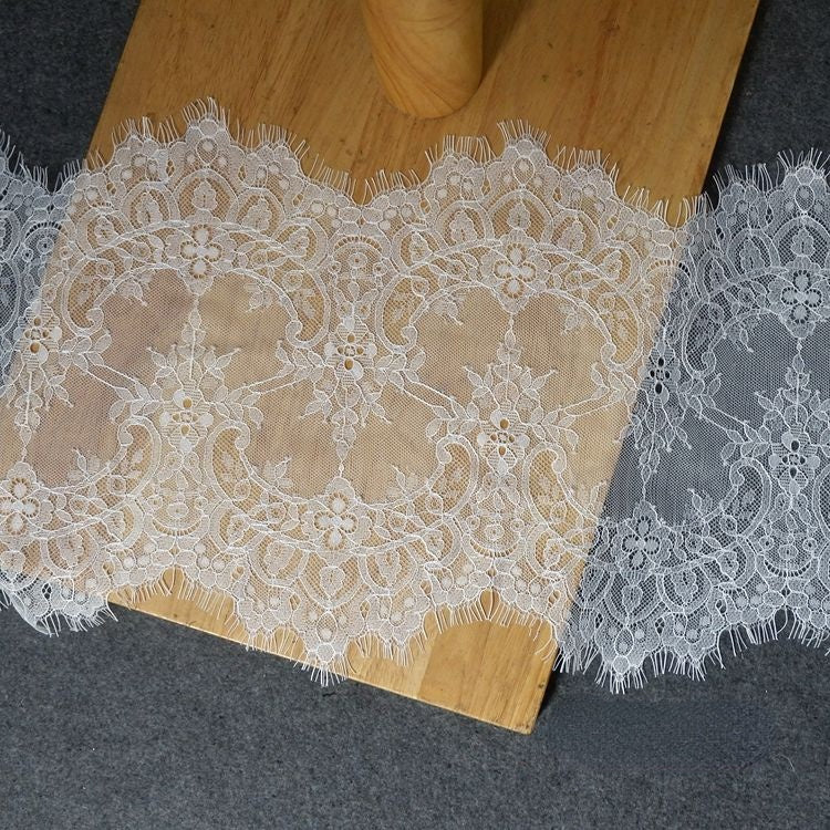 Hem Lace Trim Material Width 19-27 cm LT0240-Lace Fabric Shop