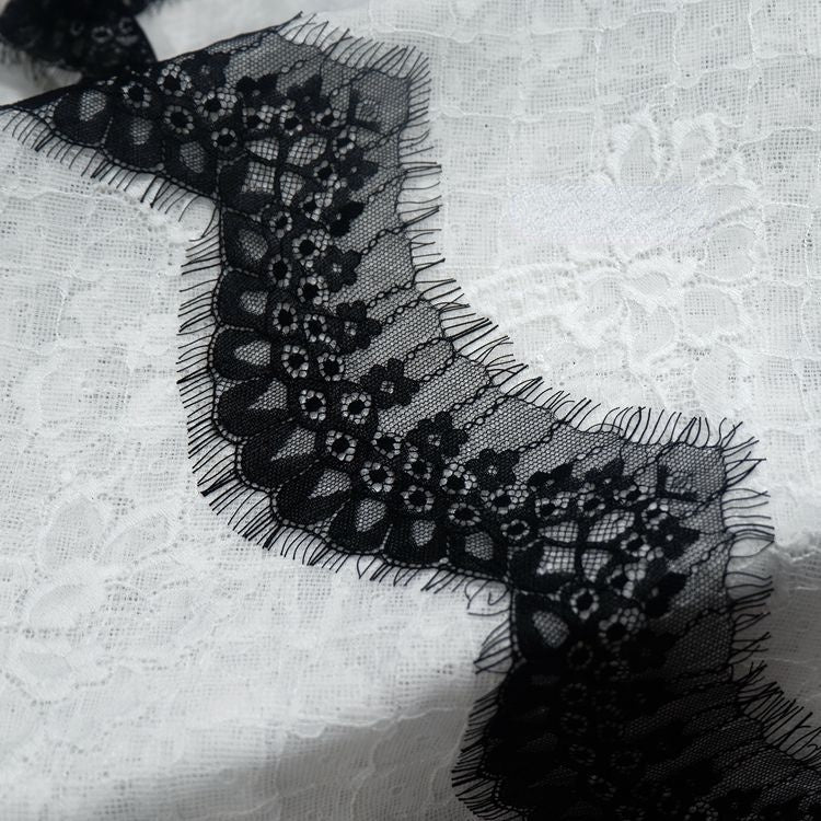 Lace Trim Fabrics Width 8-9 cm LT0086-Lace Fabric Shop