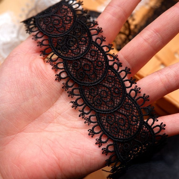 Narrow Lace Trim Width 2-5 cm LT0177-Lace Fabric Shop