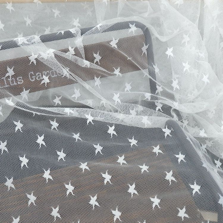 Stretch Tulle Fabric Width 150cm TF0015-Lace Fabric Shop