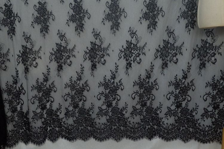 3D Chantilly Lace Width 150 cm CHL0053-Lace Fabric Shop