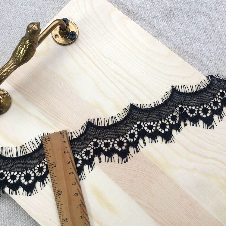 Eyelash Lace Trim Fabric Width 5 cm LT0187-Lace Fabric Shop