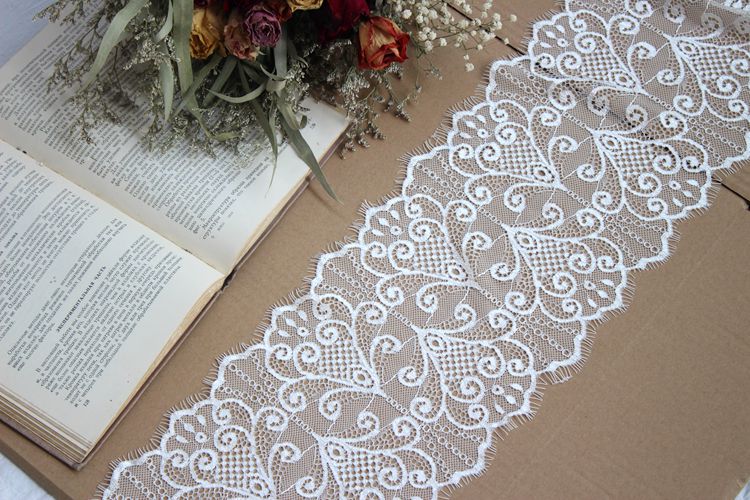 Tulle Color Lace Width 18-20 cm CL0002-Lace Fabric Shop