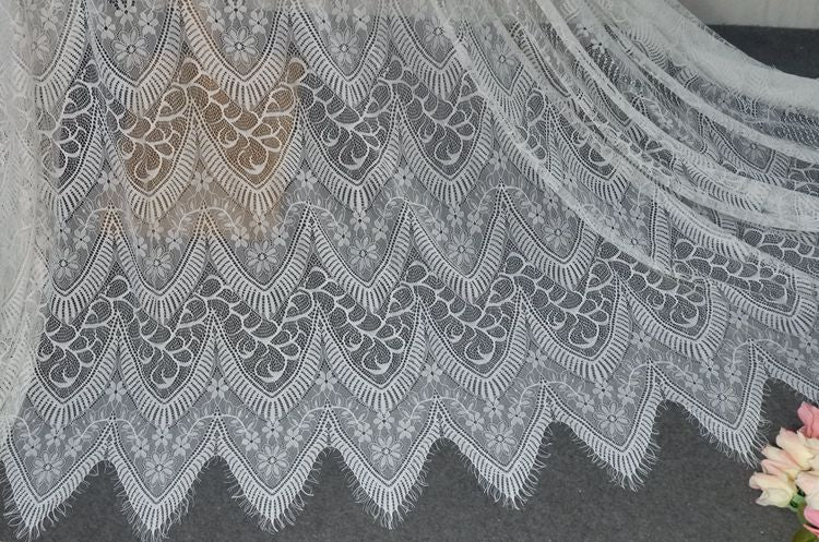 Chantilly Lace Width 150 cm CHL0038-Lace Fabric Shop