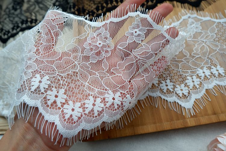 Eyelash Lace Trim Width 12-14 cm LT0085-Lace Fabric Shop