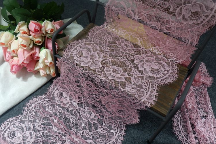 Shiny Lace Trim Fabric Width 30-32 cm CL0070-Lace Fabric Shop