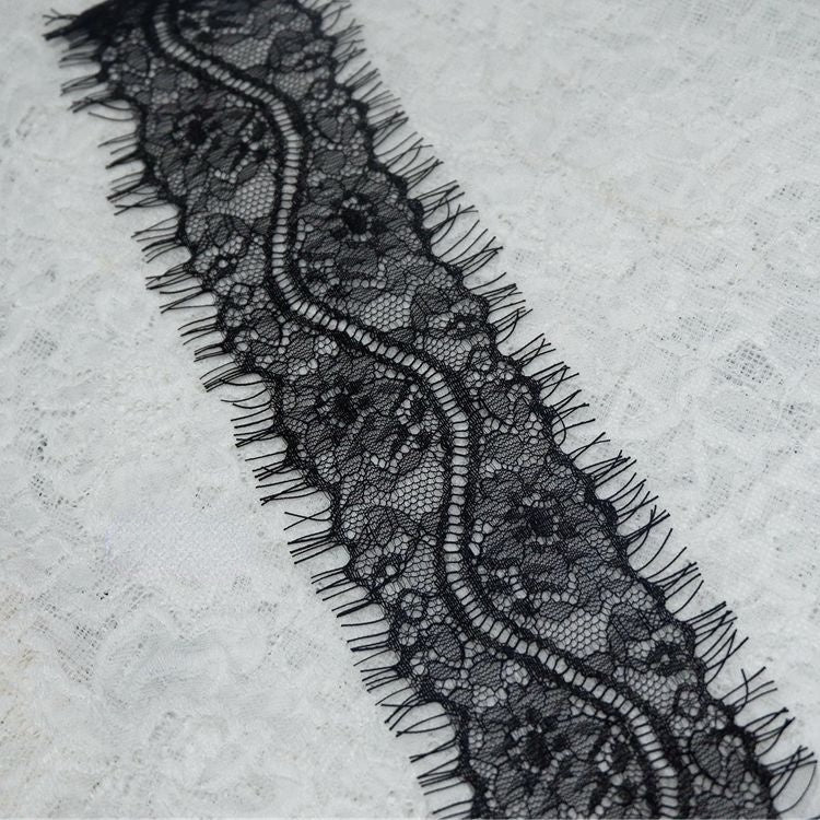 Eyelash Lace Trim Width 4-8 cm LT0009-Lace Fabric Shop