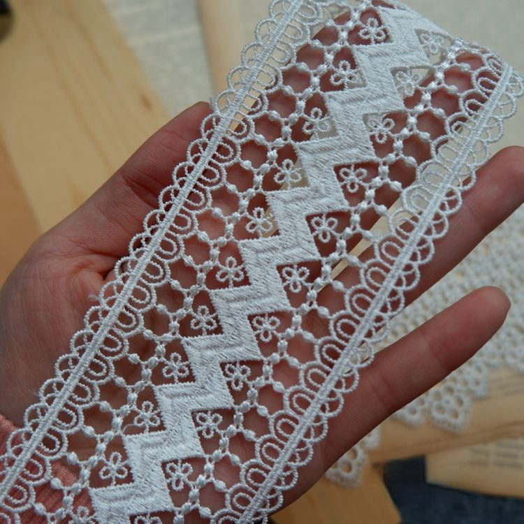 Hollow Lace Trims Dress Decoration LT0228-Lace Fabric Shop