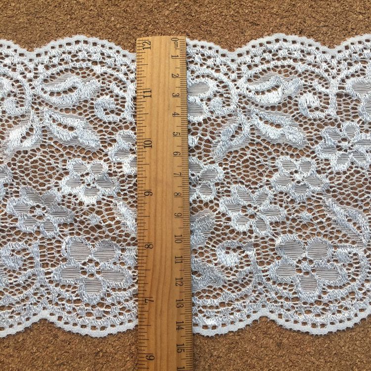 Stretch Color Lace Trim Width 14 cm CL0045-Lace Fabric Shop