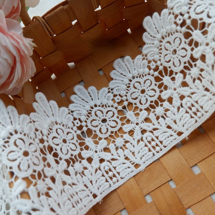 Guipure Lace Trim Width 7-17 cm LT0029-Lace Fabric Shop