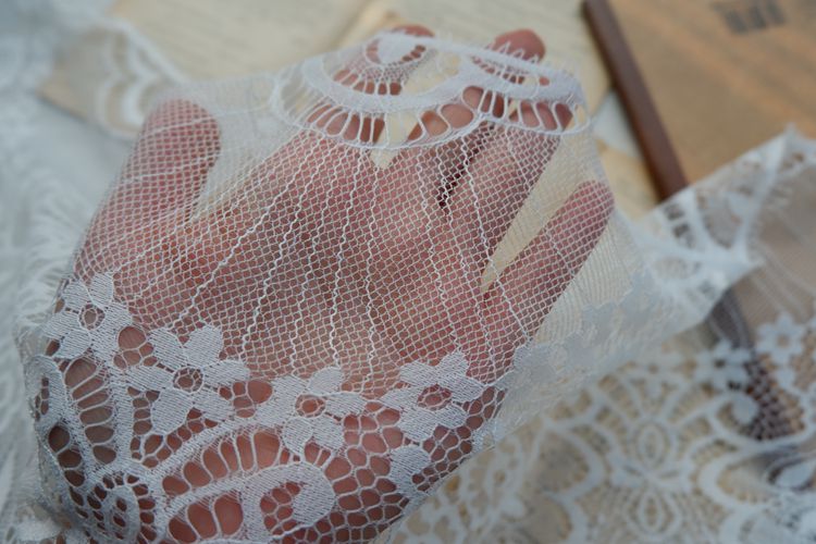 Vintage Eyelash Lace Trim Width 25 cm LT0204-Lace Fabric Shop