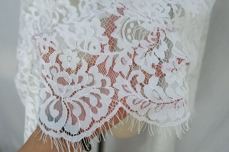 Guipure Lace Stitching Fabric Width 51 cm GL0078-Lace Fabric Shop