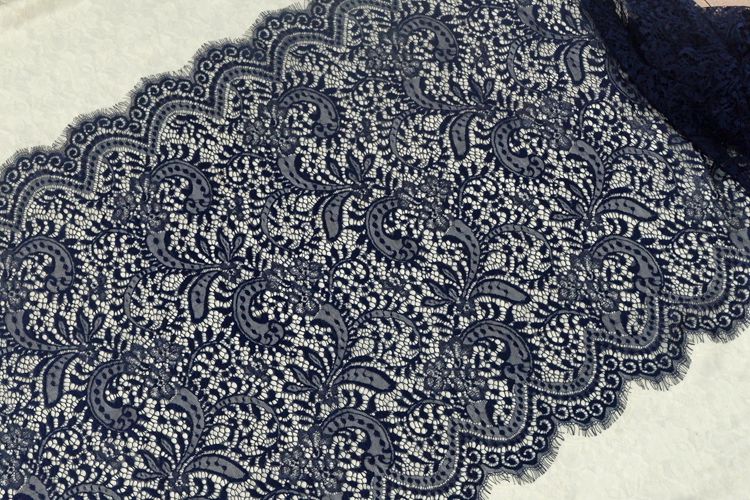 Wide Chantilly Lace 13 Colors Width 70-73 cm CL0072-Lace Fabric Shop