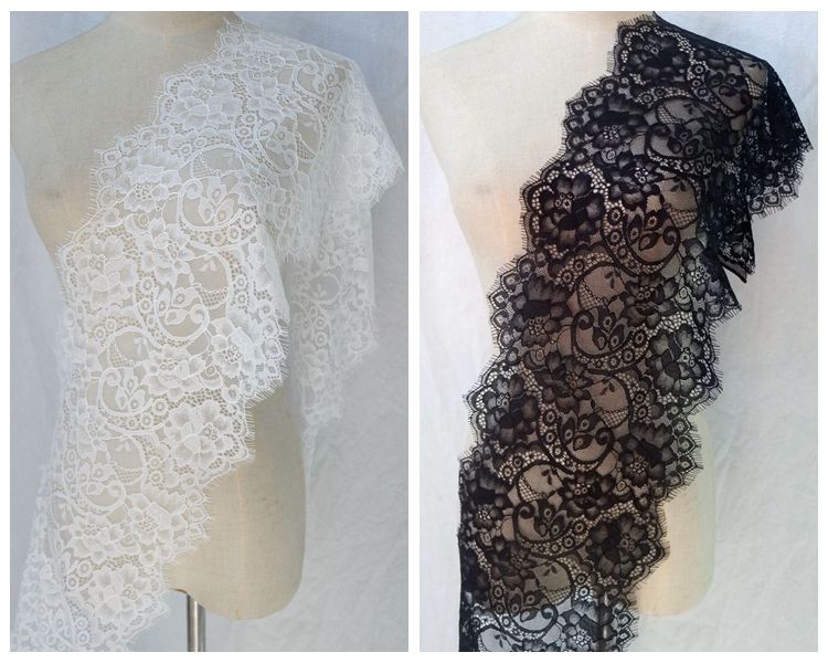 Hem Lace Trim Material Width 19-27 cm LT0240-Lace Fabric Shop