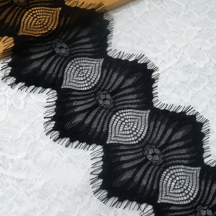 Chantilly Lace Trim Fabrics Width 13-18 cm LT0276-Lace Fabric Shop