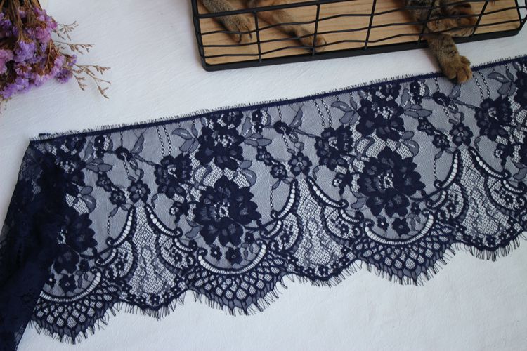Color Lace Trim Fabrics Width 25 cm CL0050-Lace Fabric Shop