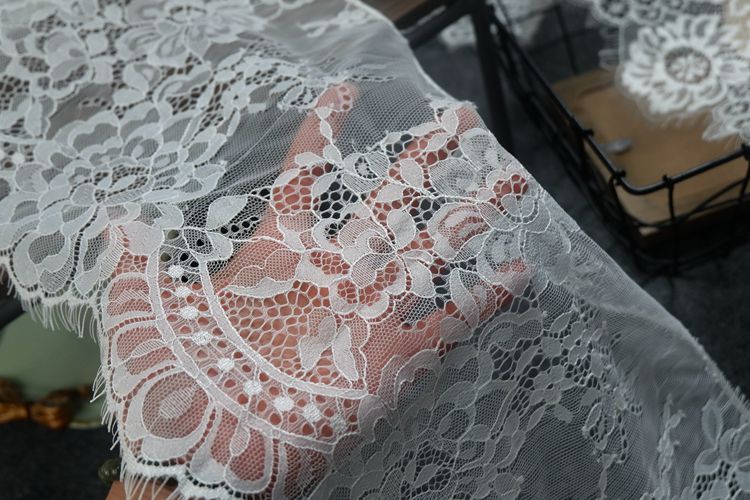 Chantilly Lace Trims Width 20-26 cm LT0104-Lace Fabric Shop