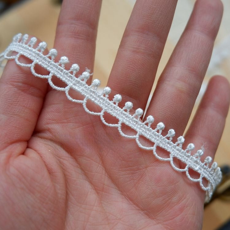 Wedding Materials Narrow Lace Trim LT0227-Lace Fabric Shop