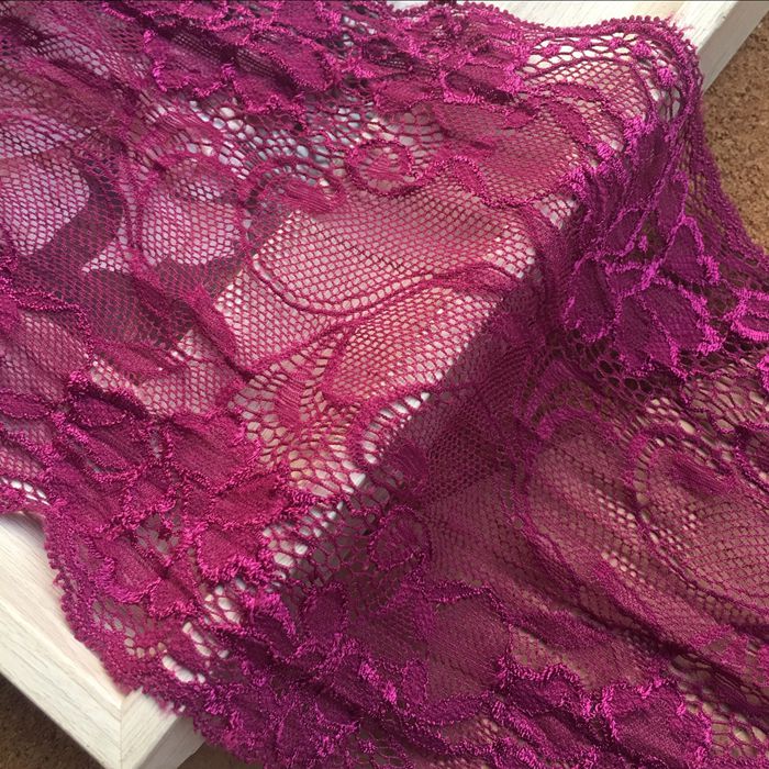 Stretch Color Lace Trim Width 17.5 cm CL0011-Lace Fabric Shop