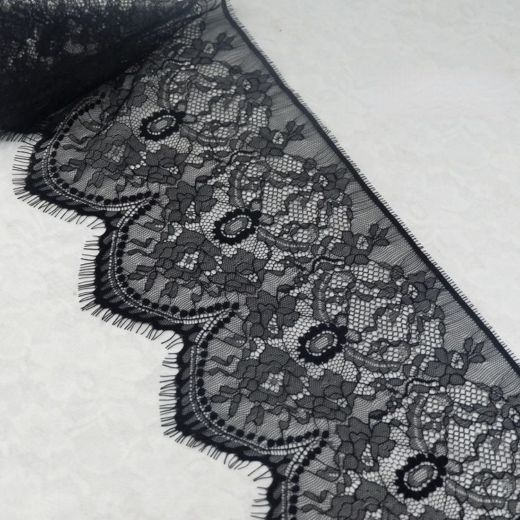 Chantilly Lace Trim Width 20-26 cm LT0031-Lace Fabric Shop