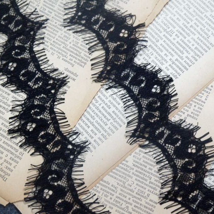 Narrow Wave Lace Trim Width 3-5 cm LT0274-Lace Fabric Shop